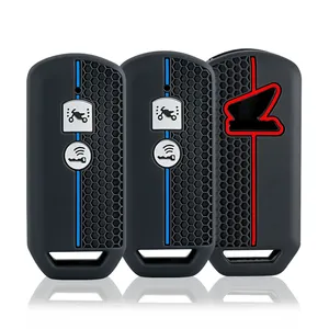 SH125 X-ADV ไฮบริดสำหรับฮอนด้า PCX 150 SH300สกูตเตอร์ Forza <span class=keywords><strong>125</strong></span> 300ซิลิโคนรถจักรยานยนต์สกู๊ตเตอร์กุญแจปลอก FOB 2ปุ่ม - Product Image 3