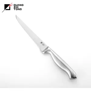 Cuchillo de cocina de acero inoxidable con mango hueco, 3CR14, 6 pulgadas, directamente de fábrica