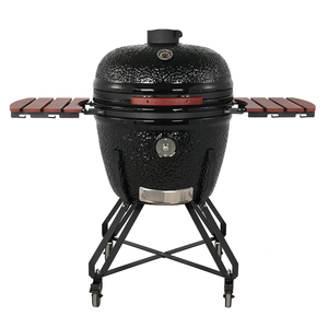 SEB Kamado Thêm lớn 23.5 inch gốm đen trứng BBQ nướng người hút thuốc than nướng thịt nướng Xanh Kamado nướng - Product Image 1