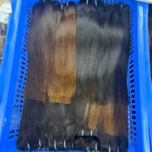 Letsfly - Extensiones de Cabello Humano Vietnamita Virgen de Doble Trama, 12A, Lisas Naturales, Color Marrón Mixto - Product Image 3
