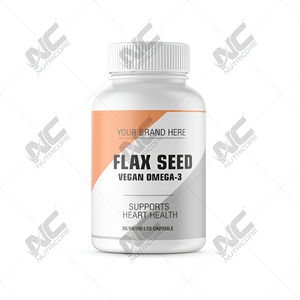 Soutien à la santé cardiaque : Capsules végétaliennes d'<span class=keywords><strong>oméga</strong></span>-<span class=keywords><strong>3</strong></span> à l'extrait de graines de lin pour adultes, marque Nutricore, 60 capsules au <span class=keywords><strong>meilleur</strong></span> prix - Product Image 1