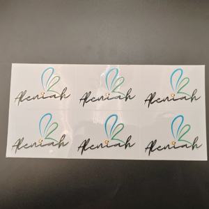 สติ๊กเกอร์คริสตัลยูวีกันน้ำฉลากแก้วงานฝีมือตามสั่งสติกเกอร์โอนโลหะสีทองแท่ง3D - Product Image 3