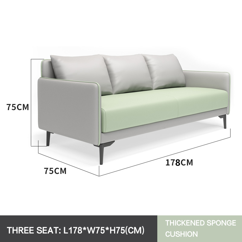 3 places (Gris clair &amp; vert matcha)