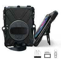 Étui de tablette portable robuste avec bandoulière pour Microsoft Surface Go 1 2 3 4 avec fonction de support