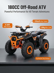 Moto à essence tout-terrain à quatre roues, vélo de plage à transmission par chaîne - Product Image 4