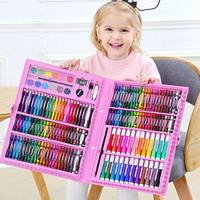 Juego de 150 Piezas de Acuarelas Lavables para Dibujar, Material Escolar para Niños y Estudiantes, Herramientas de Acuarela, Pinceles de Colores para Dibujar