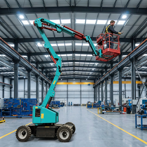 Plataforma Elevadora Articulada Eléctrica Longqing TB11E-TB22E de 12m en Oferta, <span class=keywords><strong>para</strong></span> Construcción y <span class=keywords><strong>Alquiler</strong></span> - Product Image 1