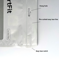 Pochette Personnalisée en Plastique avec Fenêtre Transparente – Sachets d'Emballage Personnalisés en Mylar