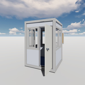 ตู้เก็บค่าผ่านทางขนาดเล็กแบบพกพากลางแจ้งร้านเล็กๆรักษาความปลอดภัยตู้เก็บค่าผ่านทางตู้อาหารสำเร็จรูป - Product Image 6