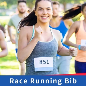 Números de Competición para Maratón con Impresión a Todo Color, Logotipo Personalizado, Papel Impermeable, Petos de Fútbol Reversibles - Product Image 5