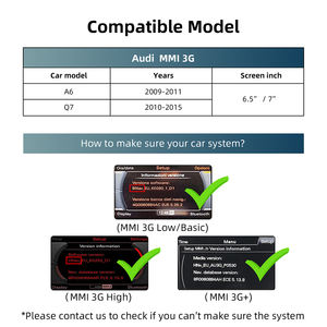 Модуль Rhythm CarPlay MMI 3G с беспроводным Android Auto и онлайн-навигацией для Audi A6 Q7 2009-2015 - Product Image 3