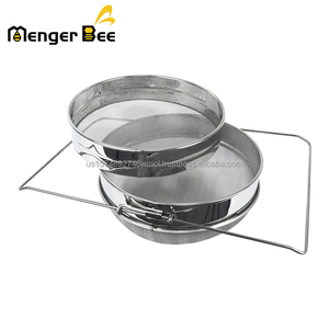 Stainless Steel 304 Honey <b>Strainer</b> Manual Double Sieve with 16/30 <b>Mesh</b> for Beekeeping 1 Year Warranty New - Product Image 4
