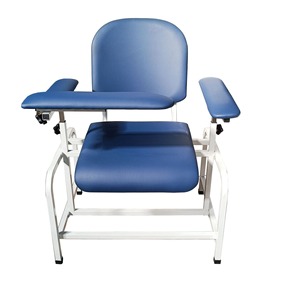 Silla para Extracción de Sangre C033 Azul Rey con Cajones, Grado Médico, Uso Hospitalario - Product Image 4