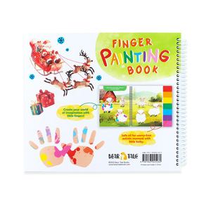 Juego de sellos de Palma de jardín de infantes DIY, álbum de grafiti <span class=keywords><strong>para</strong></span> niños, almohadilla de tinta colorida, pintura de dedos, StampToy <span class=keywords><strong>para</strong></span> capacidad de reconocimiento de color - Product Image 5