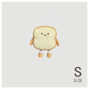 PeachTownToy Nuevo Juguete de Peluche, Linda Almohada de Pan Tostado, Almohada de Peluche Suave con Forma de Pan Tostado con Mantequilla, Regalo para Niños - Product Image 3