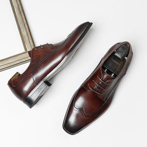 Nueva Colección de Otoño del Diseñador Original, Zapatos de Hombre de Cuero Genuino, Estilo Británico, Enfocados en el Negocio con Características Distintivas - Product Image 5