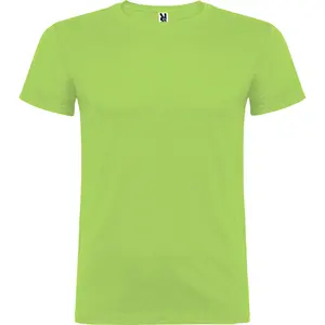 Penjualan Terbaik Global kaus pria lengan pendek 160 GSM warna hijau Oasis kustom leher bulat untuk dijual