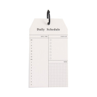 Carnets de notes de poche personnalisés avec logo imprimé, bloc-notes portable pour liste de tâches, carnet de notes promotionnel pour le bureau, carnet de planification quotidien mini format avec boucle
