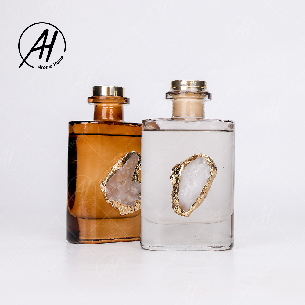 Luxury Home Fragrance Air Freshener Private Label Glass Bottle Reed Diffuser Sets 1