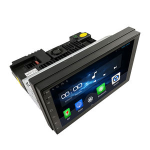 เครื่องเสียงรถยนต์หน้าจอ7นิ้ว1 Din,ระบบเครื่องเสียงรถยนต์แอนดรอยด์วิทยุมัลติมีเดีย MP5เครื่องเล่นดีวีดี Carplay Android Auto WiFi BT - Product Image 1