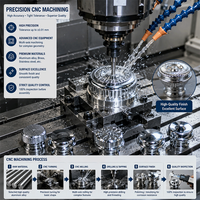 Service de personnalisation sur mesure de bouchons de flacons de parfum en acier inoxydable usinés CNC, bouchons de parfum de luxe pour flacons
