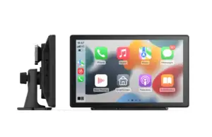 Hete Verkoop Draagbare 9Inch Carplay Scherm Speler Dvr Voor Iphone Android Autoradio Video Ondersteuning Wifi