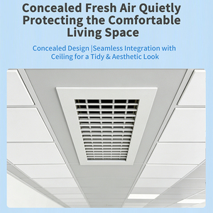 Griglia di Ventilazione a Doppio Strato in Alluminio Bianco Fisso con Porta di Scarico Regolabile, Adatta per HVAC - Vendita all'Ingrosso - Product Image 3