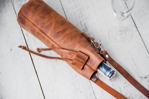 Bolsa <span class=keywords><strong>de</strong></span> Vino Grabada en Cuero PU con Significado, Bolsas <span class=keywords><strong>de</strong></span> Regalo Personalizadas para el Agradecimiento a los Empleados y Regalos <span class=keywords><strong>de</strong></span> Aniversario Laboral - Product Image 6