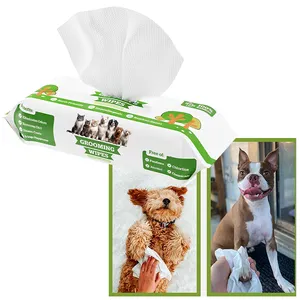 Nhẹ nhàng làm sạch và điều kiện lông chó của bạn mà không cần tắm bên ngoài quicky làm sạch khăn lau không gây dị ứng cho mèo