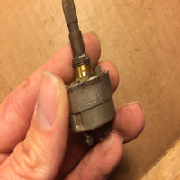 Nouveau Potentiomètre Audio Vintage 1957 CTS 500k ohm 1/4" pour Guitare avec Interrupteur à Pression, Stock Original Prêt à l'emploi
