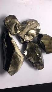 Cristallo naturale guarigione oro ossidiana ruvida scultura pietra di roccia di cristallo per la decorazione domestica - Product Image 6