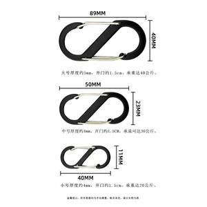 Crochet en alliage d'aluminium Xingda, plusieurs choix, accessoires de camping en plein air, boucle de corde, crochet métallique - Product Image 5