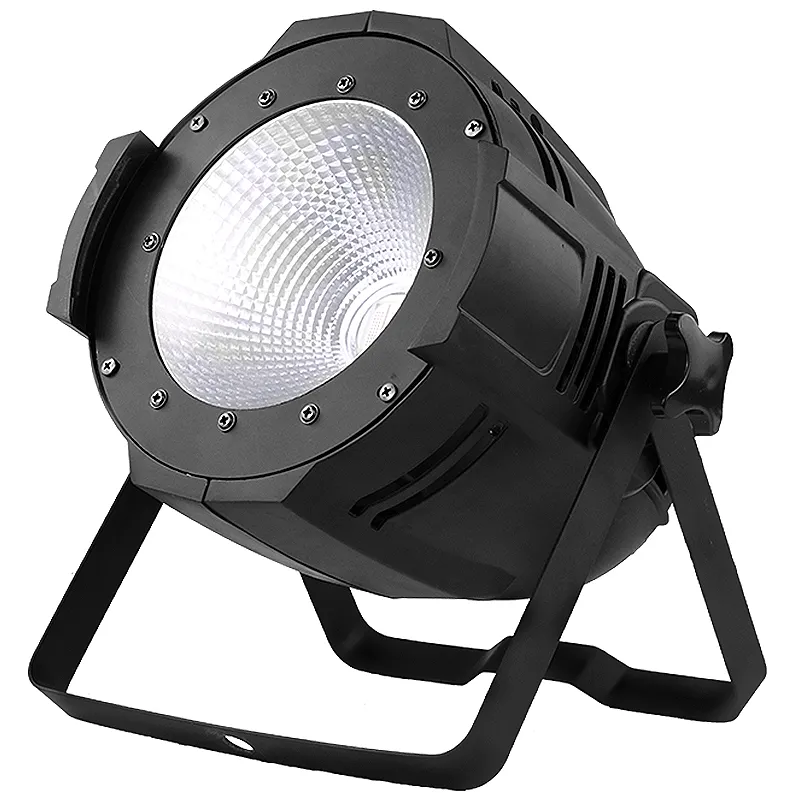 SHTX 72 saat teslimat sahne 2in1 sıcak ve soğuk beyaz led par ışık Cob sahne yıkama ışık 100w 200w Dmx512 ucuz LED Cob par ışıkları