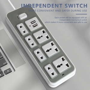 Bán buôn phổ tiêu chuẩn ổ cắm điện Strip với USB 7Outlet đa chức năng mở rộng cắm và ổ cắm - Product Image 2