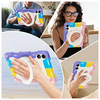 Étui pour tablette antichoc 360 Rotation support housse pour Redmi Pad Pro 12.1 pouces Xiaomi Pad 12.1 pouces avec sangle bandoulière