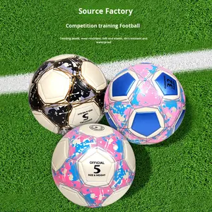 Balón de Fútbol Europeo de Alemania, de Cuero PU y PVC, con Logotipo, Balones de Fútbol de Nylon Enrollado al por Mayor, Tamaño 4, Pelotas de Fútbol Originales - Product Image 2