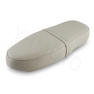 Beige Retro <b>Seat</b> <b>Bench</b> Sitzbank with Aluminum Trim for Simson Schwalbe KR51/1 Star SR4-2 for Ost DDR - Product Image 2