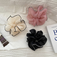 Baru Indah Lucu Besar Ponytail Holder Anak Perempuan Ikat Rambut Elastis Ikat Rambut Tali Aksesoris Rambut Chiffon Scrunchies Rambut untuk Wanita