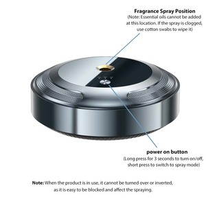 New khuôn sang trọng của xe thông minh hương liệu tự động phun nước hoa khuếch tán với bầu không khí đèn và LED chỉ số - Product Image 5