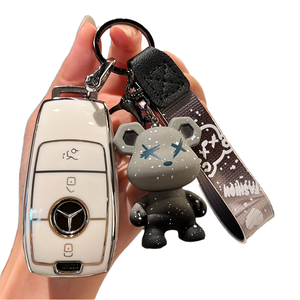 Benz Luxury Key Fob Cover Key Shell Accesorio protector para automóvil Personalizable Compatible New E-Series llavero - Product Image 1