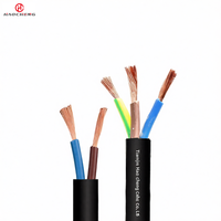 Câble en caoutchouc flexible à âme en cuivre YZ 300/500v, 3 conducteurs, 1,5-10 mm²