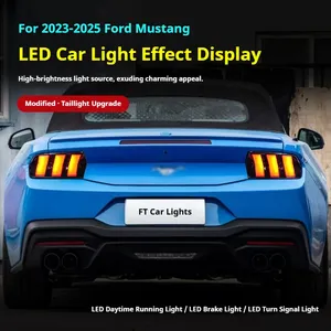 FT luci auto per luci posteriori <span class=keywords><strong>Ford</strong></span> Mustang 2023-2025 luce <span class=keywords><strong>posteriore</strong></span> a LED luce dinamica indicatori di direzione gruppo luci posteriori per auto - Product Image 4