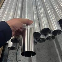 Tuyau en acier inoxydable doré, tuyau en acier inoxydable pour pompe submersible, ASTM 304 316L 316Ti, tuyau en acier inoxydable sans soudure