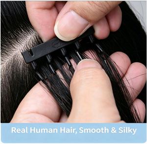Conectores de Acero Inoxidable 6D para Máquina de Extensiones de Cabello, para Uso Comercial - Product Image 3