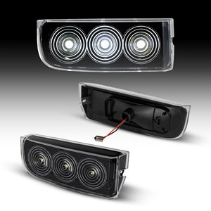 2pcs blanc feu de recul de pare-chocs arrière pour Range <span class=keywords><strong>Rover</strong></span> L322 2003-2012 XFD000043 XFD000053 feu d'immatriculation arrière - Product Image 1