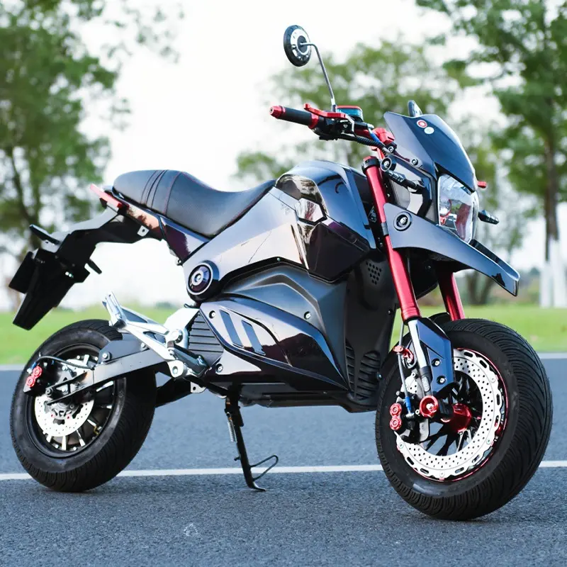 Cina all'ingrosso NKNY Monkey racing moto elettrica 1200W 60V 70V litio piombo-acido sport bike street legale