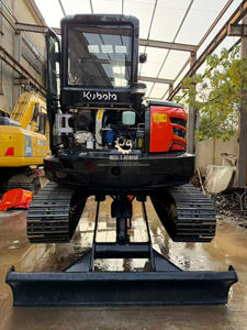 Excavatrice sur chenilles d'occasion KX165-5 KX163 rouge, 6,5 tonnes, moteur et composants KYB, puissance 34,1 kW pour le creusement de fondations - Product Image 6