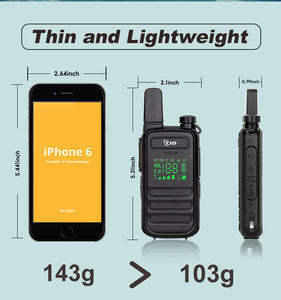 Radio Bidireccional TIDRADIO M11Plus, Libre de Licencia, PMR446/FRS, Portátil, Mini Walkie Talkie, Reducción de Ruido, Programación Inalámbrica NOAA - Product Image 5