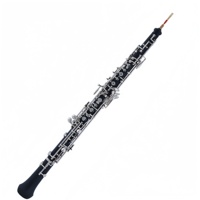 Wholesale Professional Musical Woodwind Instruments Semi Automatic Button Bakelite 22 Key C Tone Oboe Nickel Plated with Case