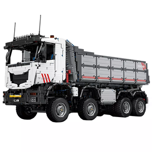 Nouveau <span class=keywords><strong>jouet</strong></span> éducatif pour enfants, moule <span class=keywords><strong>King</strong></span> 19013 <span class=keywords><strong>camion</strong></span> à <span class=keywords><strong>benne</strong></span> pneumatique RC <span class=keywords><strong>camion</strong></span> bloc de construction <span class=keywords><strong>jouet</strong></span> pour enfant cadeau créatif - Product Image 1